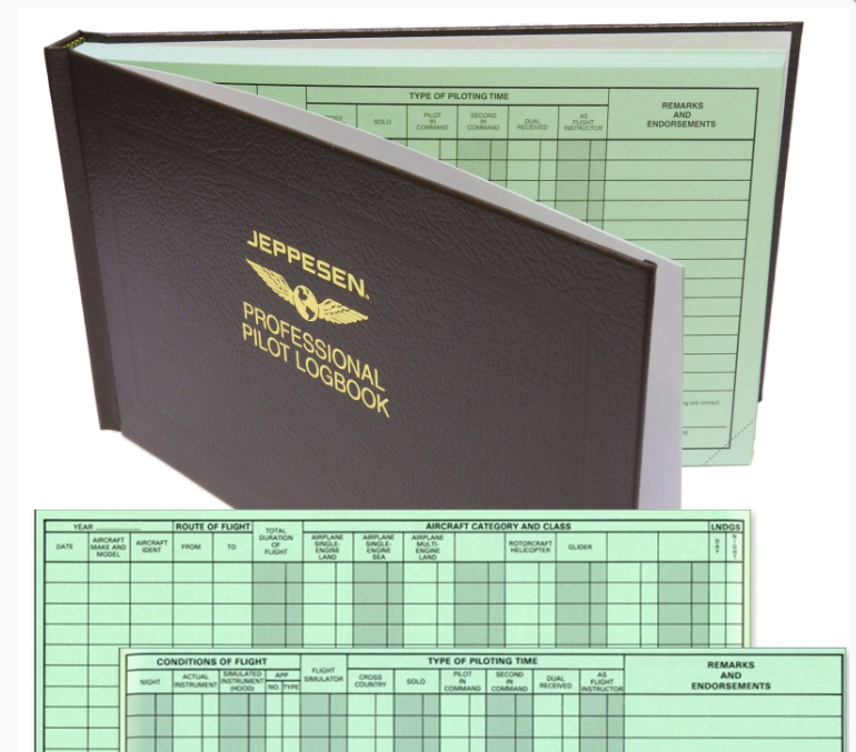 Jeppesen Professional Pilot Logbook (FAA)