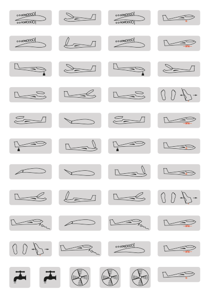 Sheet cockpit decals