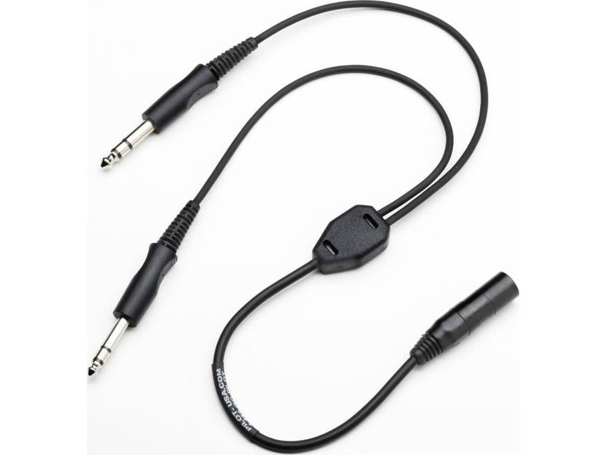 LEMO Plug to Dual GA Plug Adapter