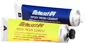 Metalset A4 Aluminum Filled Epoxy Adhesive 6Oz