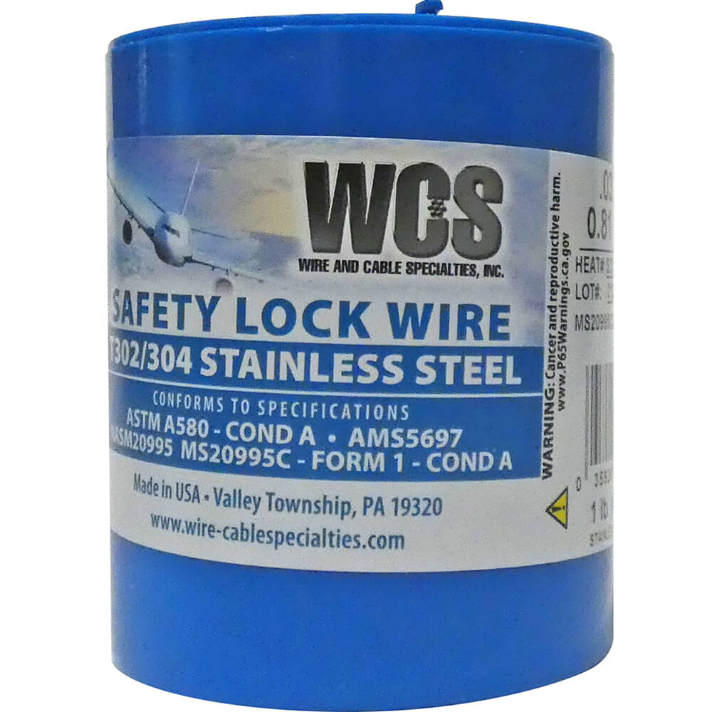 Safety Wire - Stainless Steel - 1 Lb Spool
