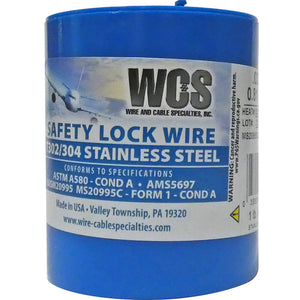 Safety Wire - Stainless Steel - 1 Lb Spool