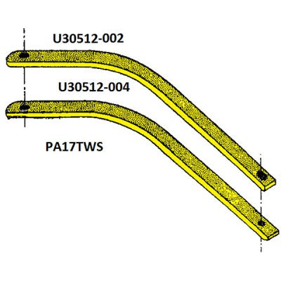 PA-16 Tailwheel Spring Assembly Sn 273 And Up PA18TWS4L