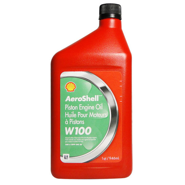 AeroShell Oil W100 SAE 50 - Case Of 6 Quarts