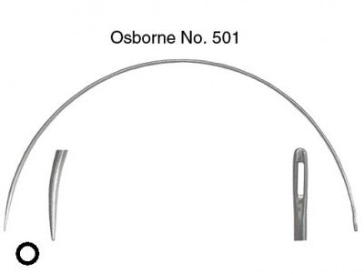 Rib Stitch Needle 6 Curved Round Point - Heavy