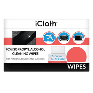 iCloth 70% Isopropyl Alcohol Cleaning Wipes