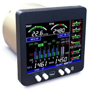 JPI 3.25 EDM 350 4 Cylinder Engine Monitor System Full Package Non-TSO EDM-350-4C