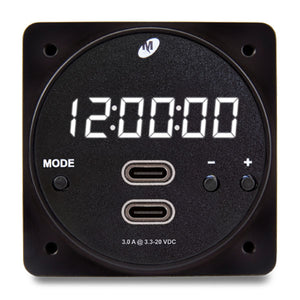 MCI Chronos Digital Clock Dual USB-C PD 45W 6420093-6