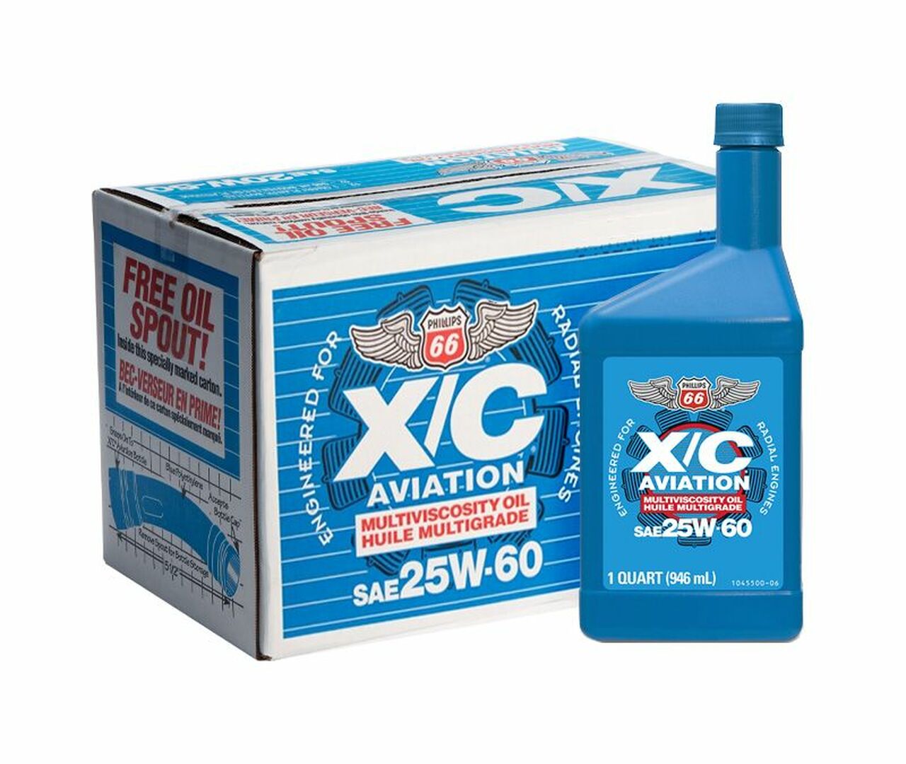 X/C Aviation 25W-60 för radialmotor
