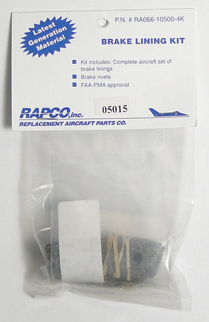 Rapco Brake Lining Kits, RA066-10500