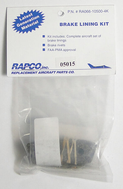 Rapco Brake Lining Kits, RA066-10500
