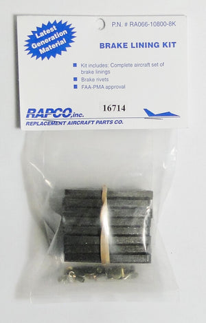 Rapco Brake Lining Kits, RA066-10800