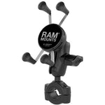 RAM® X-Grip® Phone Mount with RAM® Torque™ Medium Rail Base - Short (RAM-B-408-75-1-UN7U)