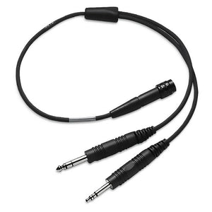 Bose Lemo 6 Pin To Dual GA Plugs Adapter - A20 / A30 / Proflight