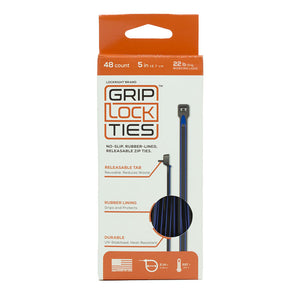 5" Black Nylon - Orange Rubber - Box Of 48