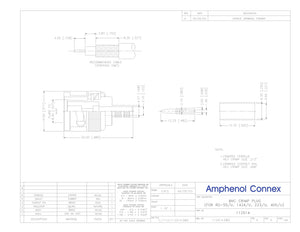 BNC Male Connect RG 400