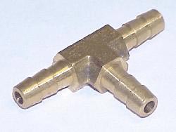Brass Barb 1/4 Inch Id Tee Fitting