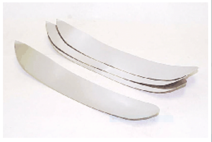 Steel leading edge prop tape