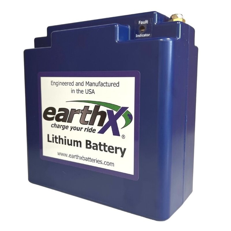 EarthX ETX680 13,2V 12,4Ah LiFePO4 starter battery