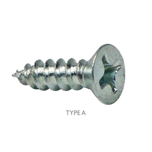 Zinc-Plated 82° Flat Head Screw
