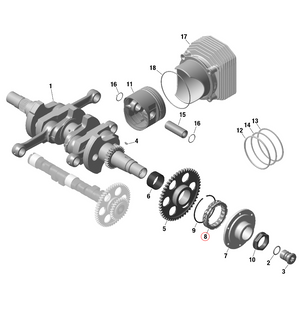 Rotax, O-RING DIN 3771-18X2,5-N, FPM 75