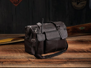 Lightspeed Adventure Flight Bag - The Gann, espresso brown