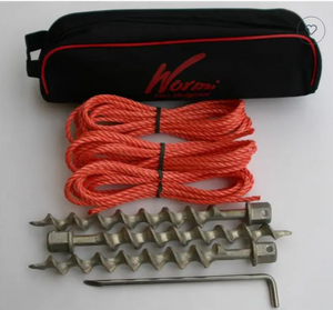 Wurmi anchor set for small aircraft.