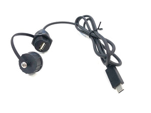 USB C extension cable with installation socket (AIR Traffic)