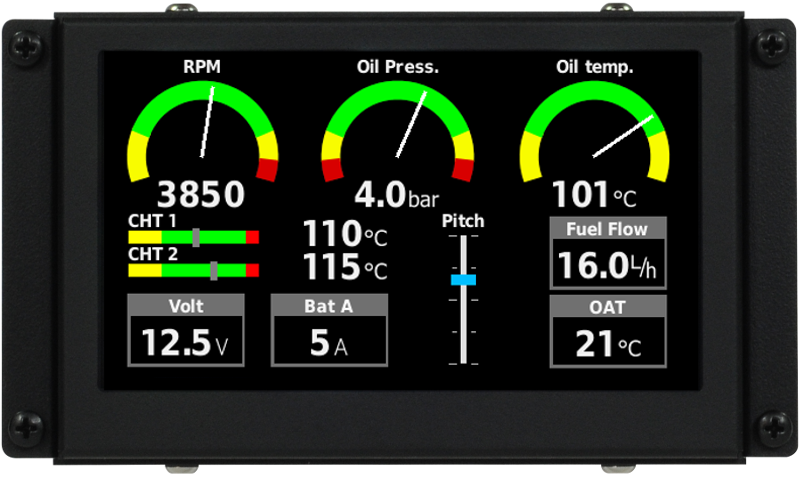 Kanardia DIGI stanalone engine information system