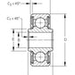 Bearing KP4A