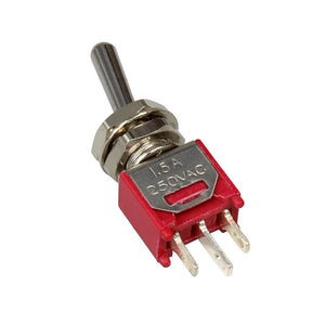 Miniature switch on-on