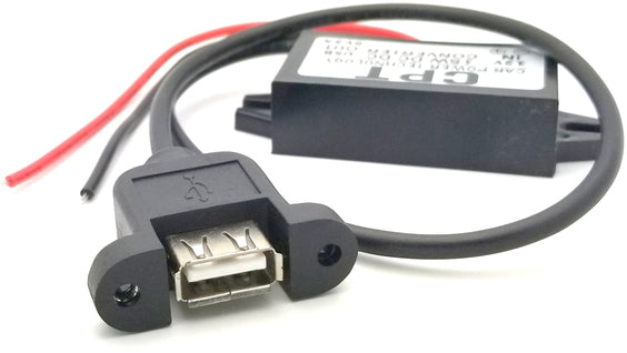12VDC -USB 5V 3A strömförsörjning