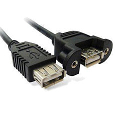 USB A-hona till A-hona Panelmontering