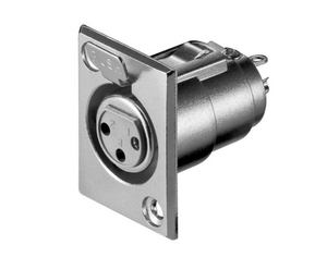 XLR-kontaktpanel (hona)