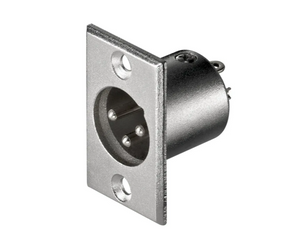 XLR-kontaktpanel (hane)