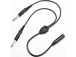 LEMO Plug to Dual GA Plug Adapter