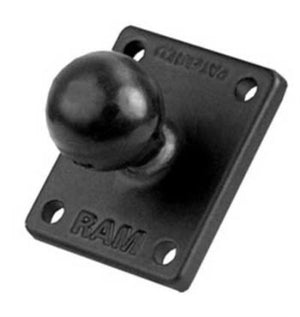 RAM Mount Base square 1.7x1.7 Inch 1 Inch (B) Ball (RAM-B-374U)