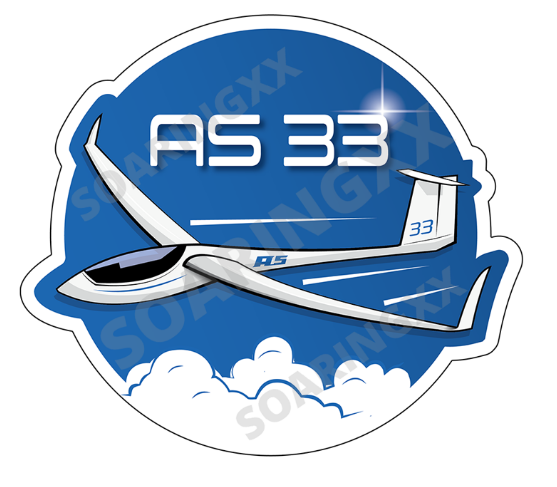 AS 33-klistermärke