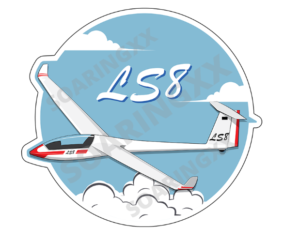 LS8-klistermärke