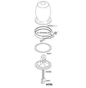 Whelen A467 2.5 Diam Gasket