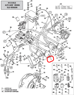 Double ignition coil assy.