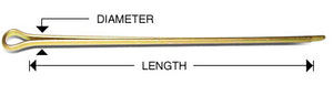MS24665 Cotter Pin - Cadmium Plated