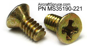 MS35190 Machine Screws