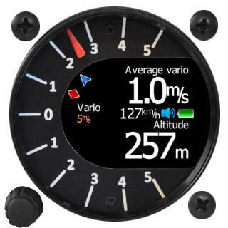 Glider Electronic stand alone Variometer from LXNAV S3