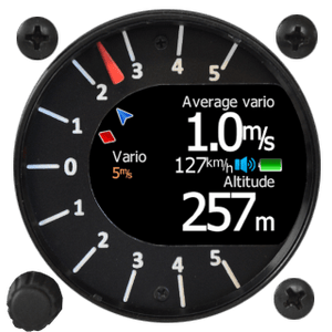 Glider Electronic stand alone Variometer from LXNAV S3