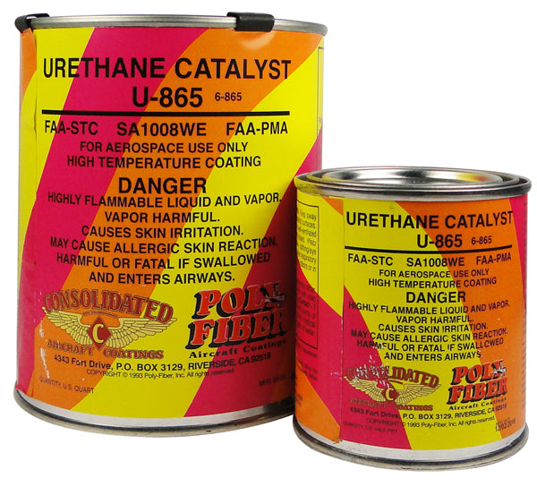Poly-Fiber U-865 Urethane Catalyst 1/2 Quart